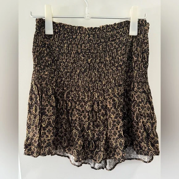 Zara metallic yarn mini skirt - Picture 3 of 3